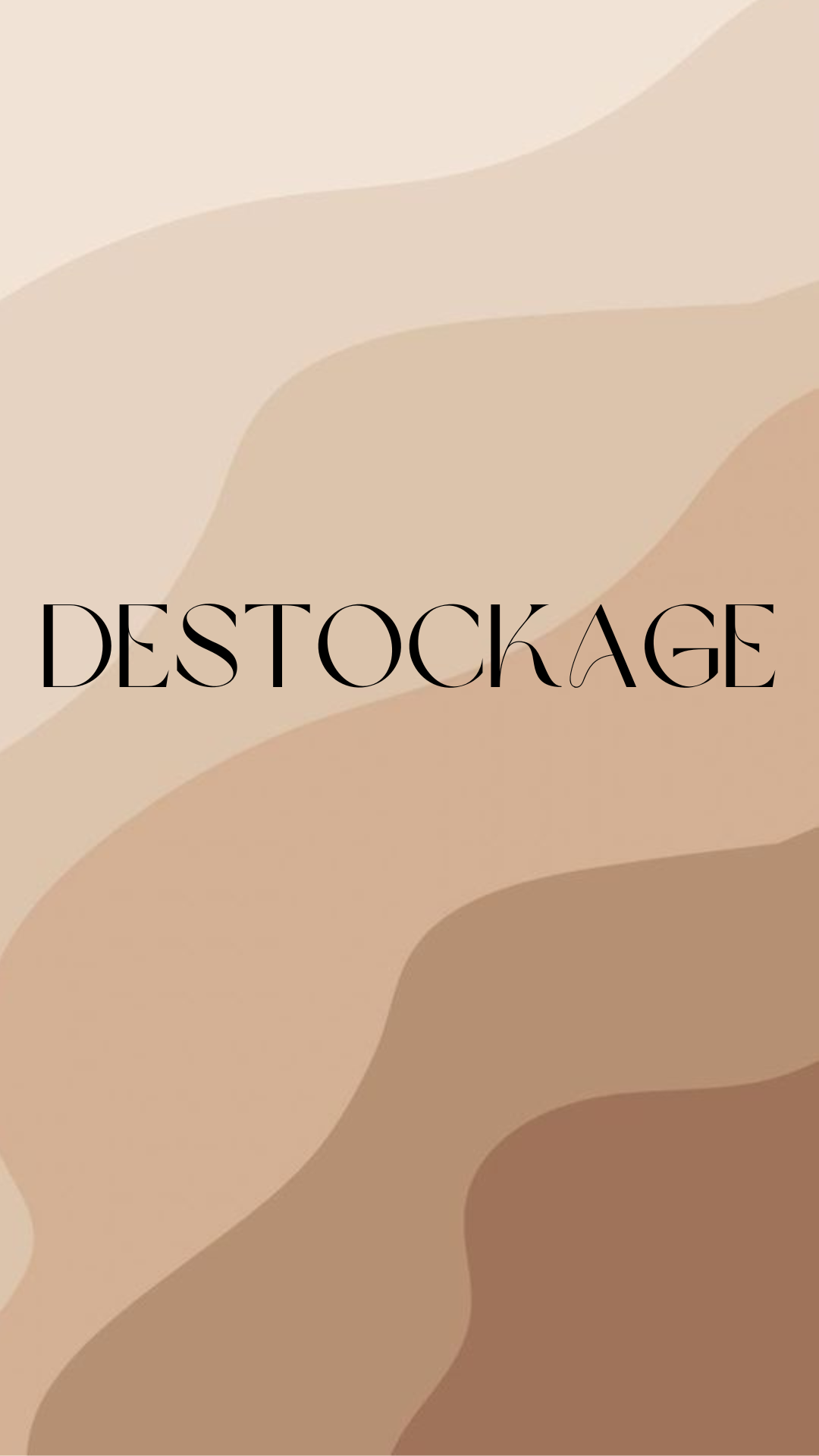 DESTOCKAGE