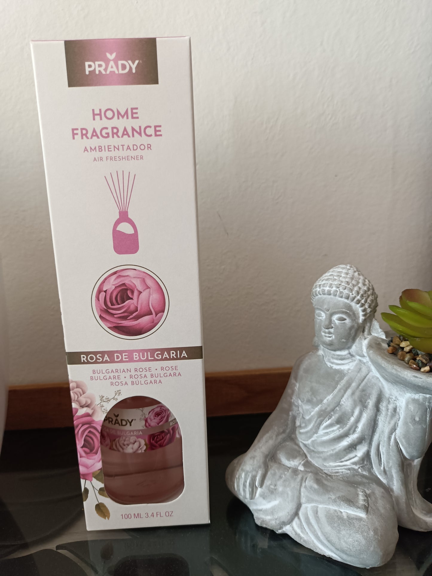 Diffuseur mikado PRADY rose bulgare